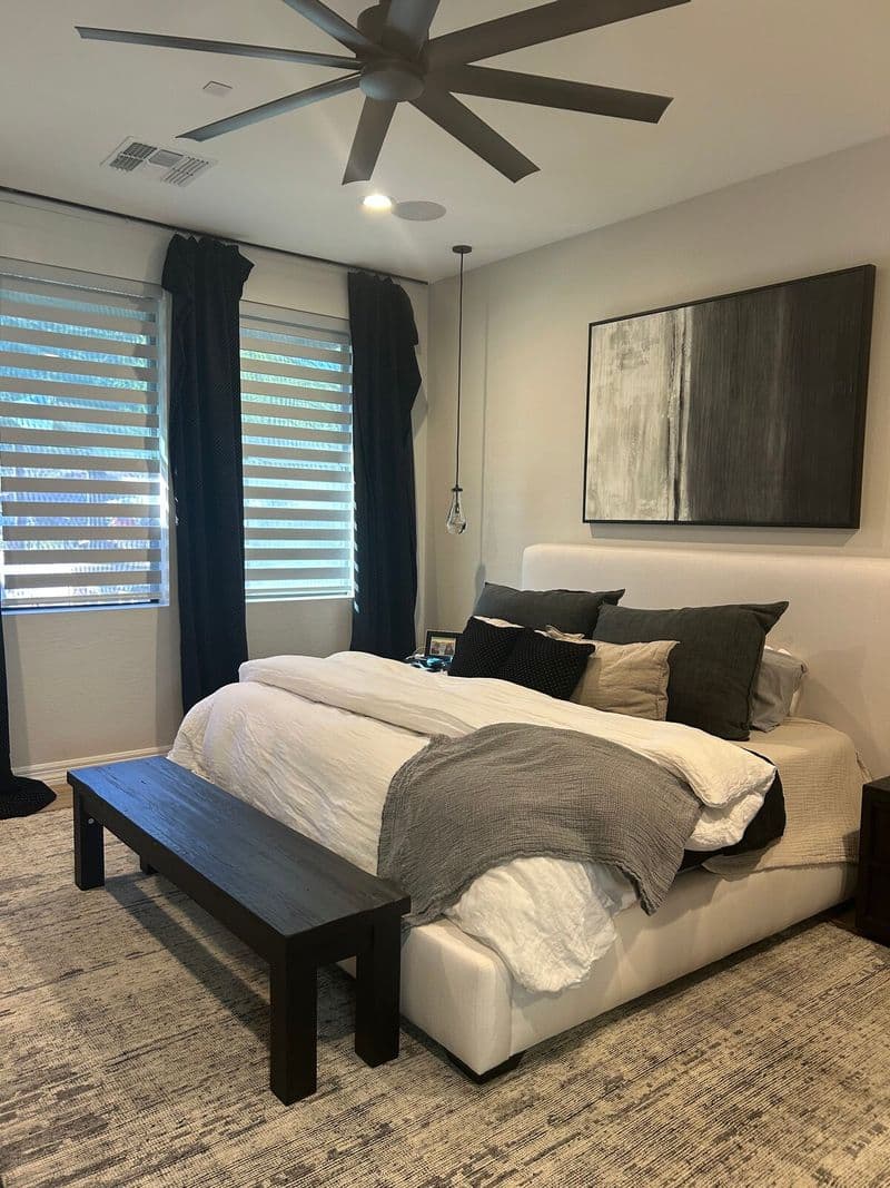 Clean bedroom